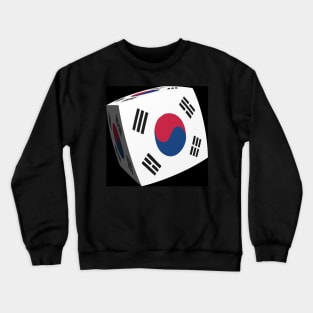 Korean Flag cubed. Crewneck Sweatshirt